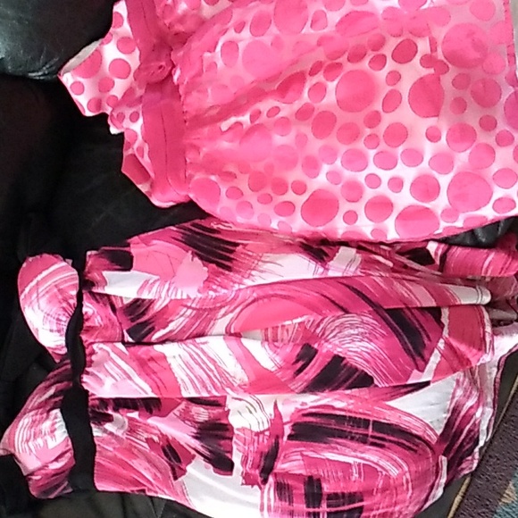 Blueberi Boulevard STUNNING PINK DOT PARTY DRESS w/BOW - Picture 4 of 14